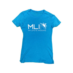 MLIA Sun T-Shirt (Aqua Blue)